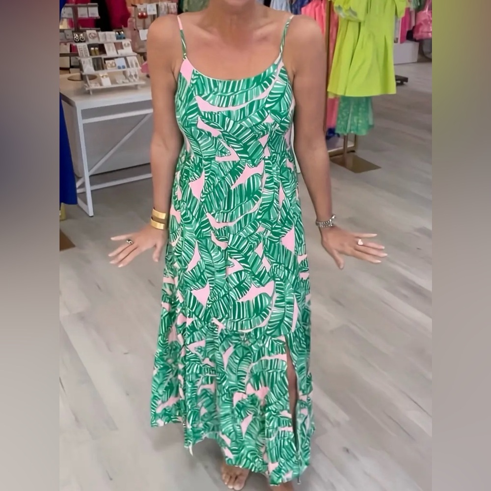TERESA MAXI DRESS CONCH SHELL PINK LET'S GO BANANAS XL